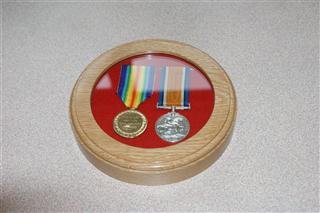 Medal display by Dave Hadler